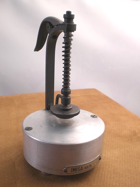 Antica piccola pressa a caldo elettrica manuale in alluminio – Maibuttare