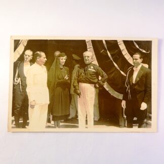 Foto b/n La vedova Marconi S.E. Federazioni S.E. Medici del Vascello