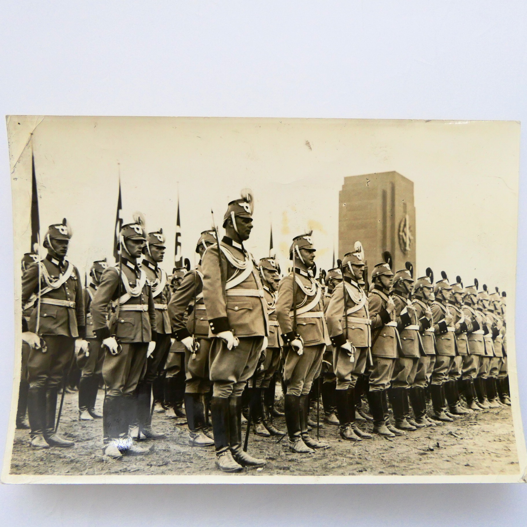 *Foto militare in bianco e nero - Parata militare di polizia nel Reichsparteitag, Norimberga - 11 settembre 1937