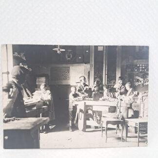 Foto d'epoca Giudice MAJETTI Laboratorio Rieducazione Ragazzi Anni 20/30 Militaria