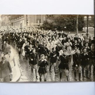 Foto originale LUCE - Corteo giovani fascisti volontari - Roma 19 febbraio 1941
