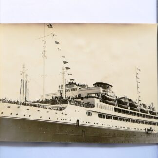 Foto originale Transatlantico Piroscafo nave passeggeri - anni '30