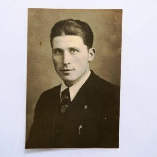 Foto originale anni '30/'40, ritratto giovane uomo elegante