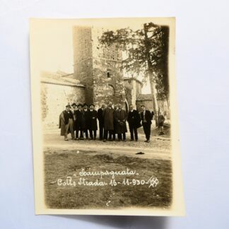Foto originale 1930, scampagnata a Colle Strada Perugia
