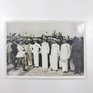 C00014008-679 Fotografia originale d'epoca Istituto Luce - Roma, Il Duce passa in rassegna i marinai al Campo Parioli (1939)